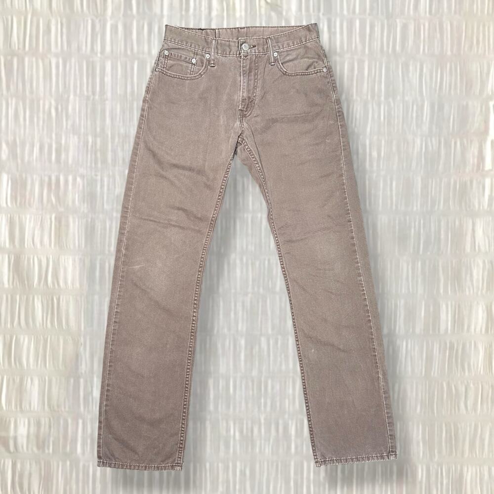 Levi’s Men’s Original Straight Fit Brown Jeans Size: 29x32
